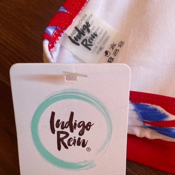 🌿SUMMER SALE🌿INDIGO REIN Bikini Top Swimwear size Junior XL - Picture 3 of 6